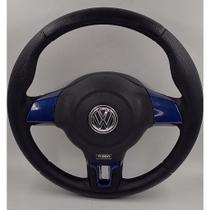 Volante Esportivo Jetta AZUL Gol Parati Saveiro G2 G3 G4 Com Cubo VW