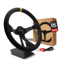 Volante Esportivo Lotse Wrc Em Camurça Com Tarja Em 3 Cores Volante Esportivo Lotse Wrc Em Camurça Com Tarja Em 3 Cores