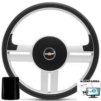 Volante Esportivo Opala 68-77 Caravan 75-77 Rallye Surf + Cubo Tampa Acionado Buzina Chevrolet Gm