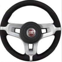 Volante Esportivo Palio 1996 97 98 99 2000 A 2013 Mustang Prata + Cubo