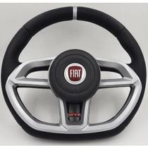 Volante Esportivo Para Fiat Strada 2005 06 07 08 09 10 À 2014 C/ Cubo