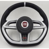 Volante Esportivo Para Fiat Strada 2005 06 07 08 09 10 À 2014 C/ Cubo