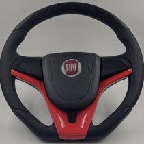 Volante Esportivo Para Fiat Uno Way Vivace C/ o Cubo