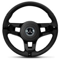Volante Esportivo Preto Caminhão Mercedes Benz 1620 712 709 Volante Esportivo Preto Caminhão Mercedes Benz 1620 712 709