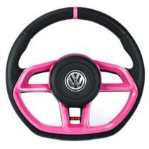 Volante Esportivo ROSA Gti/Vision Com o Cubo