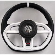 Volante Esportivo Saveiro Quadrado 89 À 95- Gti Vision Branco Volante Esportivo Saveiro Quadrado 89 À 95- Gti Vision Branco