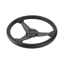 Volante Esportivo Universal De 350mm (14 Polegadas) Para Drift, Com Design Profundo, Em Couro PU E Volante Esportivo Universal De 350mm (14 Polegadas) Para Drift, Com Design Profundo, Em Couro PU E