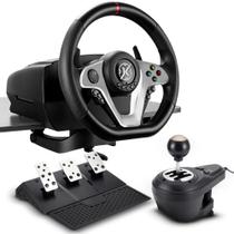Volante gamer com pedal e cambio kalkan g500 proracing force feedback preto klk00032 Volante gamer com pedal e cambio kalkan g500 proracing force feedback preto klk00032