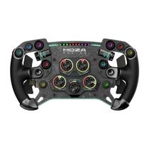Volante Gamer Simulador Moza GS V2 Steering Wheel Microfiber cor:preto Volante Gamer Simulador Moza GS V2 Steering Wheel Microfiber cor:preto