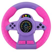Volante Giro 360 Brinquedo Som Música Com Ventosa Dm Toys