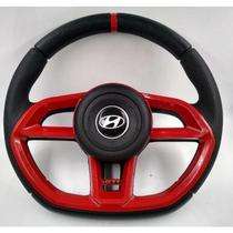 Volante Gti/Vision Vermelho Para Hyundai HR + Cubo