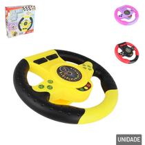 Volante Infantil de Plástico Giro 360 com Soms - Tudo em Caixa