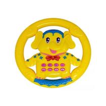 Volante Infantil Musical Elefante Sons Carros 20Cm Presente - Jr Toys