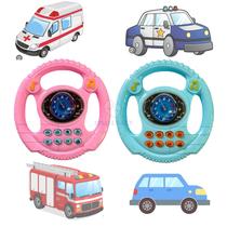 Volante Interativo Infantil Motorista Brinquedo Musical Som - SMALL BABY