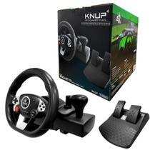 Volante Joystick Vibracao Gamer Pro Gears Kp5816 7 em 1 Experiencia Imersiva Wadjet