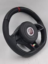 Volante Lançamento Mini Gti 33 cm Para Fiat Palio Strada 2008 A 2010