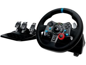 Volante Logitech G29 PS5, PS4, PS3 e PC + Suporte Cockpit