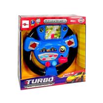 Volante Musical Infantil Pista Real Azul - Toyng Volante Musical Infantil Pista Real Azul - Toyng