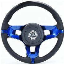 Volante Mustang Vw 77 78 79 80 81 82 83 84 85 Fusca Gti Azul