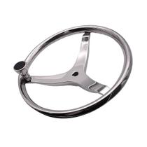 Volante Náutico Em Aço Inox Com Knob Luxo Lancha Universal Volante Náutico Em Aço Inox Com Knob Luxo Lancha Universal