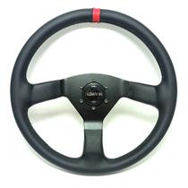 Volante r spak couro haste preta revestida tarja vermelho (spk 131t) lowv Volante r spak couro haste preta revestida tarja vermelho (spk 131t) lowv