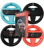 Volantes de Corrida Orzly para Joy-Con do Switch 2 - Kit com 4 unidades Volantes de Corrida Orzly para Joy-Con do Switch 2 - Kit com 4 unidades