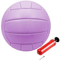 Voleibol ABAJI, tamanho oficial, 5, PVC roxo, impermeável com bomba Voleibol ABAJI, tamanho oficial, 5, PVC roxo, impermeável com bomba