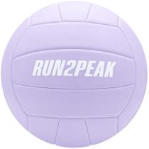 Voleibol RUN2PEAK Tamanho 5 Soft PU Pastel Roxo 21 cm