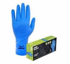 Volk luva nitrilica azul ambi smart reutilizavel (08m) c/100un cano longo ambidestra sem forro