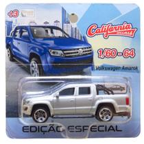 Volkswagen Amarok Prata - California Minis - Edição Especial - 1/64 - California Toys