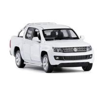 Volkswagen Amarok TDi Miniatura - Branca - Luzes - California Action - 1/32