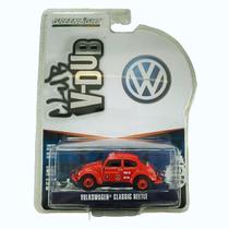 Volkswagen Classic Beetle Vermelho 1/64 Greenlight 36110F Volkswagen Classic Beetle Vermelho 1/64 Greenlight 36110F