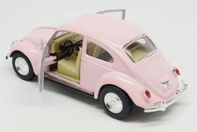 Volkswagen Fusca 1967 Kinsmart 1:32 Rosa