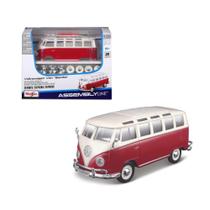Volkswagen Kombi Samba Bus - Kit de Montar - Maisto - 1/24
