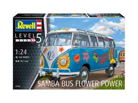 Volkswagen Kombi T1 Samba Bus Flower Power 1/24 Revell 7050