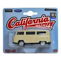 Volkswagen Kombi T2 Bege 1/64 Minis California Welly 52020B