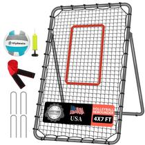 Volleyball Rebounder Net Olybeaka, ângulo ajustável de 7 x 4 pés Volleyball Rebounder Net Olybeaka, ângulo ajustável de 7 x 4 pés
