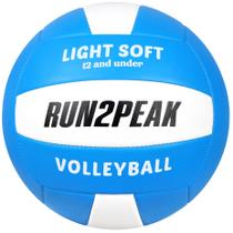 Volleyball RUN2PEAK tamanho 5, leve, Soft Touch, 230 g