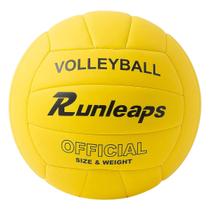 Volleyball Runleaps impermeável para ambientes internos e externos, tamanho 5, amarelo