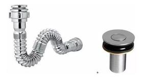 Voltar Kit Sifão Sanfonado Pvc + Válvula Click