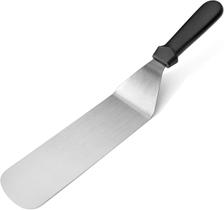 Volteador/espátula para parrilla New Star Foodservice 36190 de 37 cm, negro