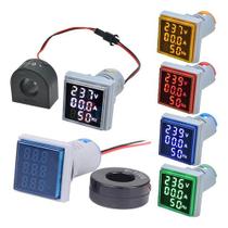 Voltímetro 3em1 Amperímetro Frequência 0-99Hz Snetec SVQ3-22