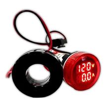 Voltímetro / Amperímetro Dig. 22MM VM 50-500V 0-100A - Lukma