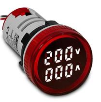 Voltimetro / amperimetro dig. ad22-22vam sibratec vermelho
