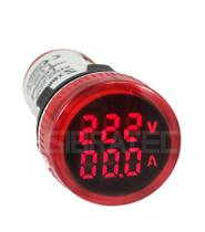 Voltímetro / Amperímetro Digital AD22- 60-500Vca / 0-100A