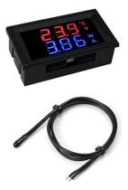 Voltímetro Amperímetro Digital Dc 100v 10a Com Sonda Tipo A