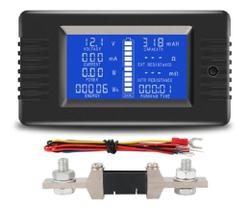 Voltimetro Amperimetro Digital Dc Cc 200v 200a Com Shunt