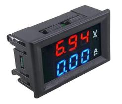 Voltímetro Amperímetro Digital Led Dc 10a 100v Dc 12v - MTapias