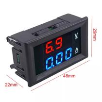 Voltímetro amperímetro digital led display duplo 10A - CN SHOP