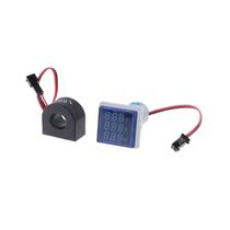 Voltímetro Amperímetro Frequência Digital 60-500v 100A Azul Voltímetro Amperímetro Frequência Digital 60-500v 100A Azul